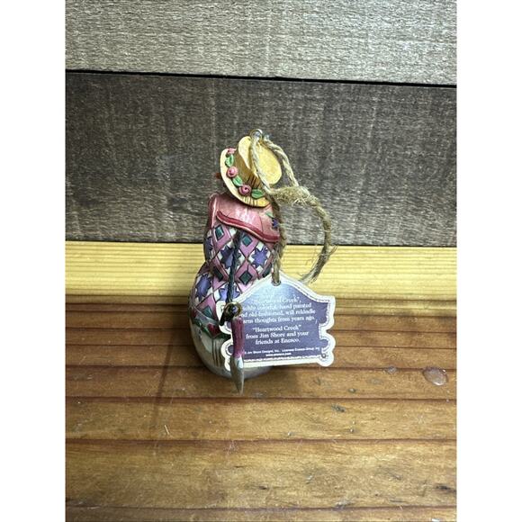 Vintage Jim Shore Christmas Ornament ~Snowman Gardner Enesco 2003 - Picture 4 of 5